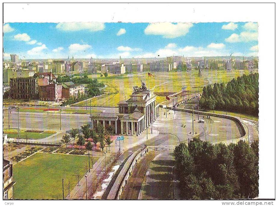 BERLIN. - Brandenburger Tor Nach Dem 13 August 1961. (Mur) - Muro De Berlin