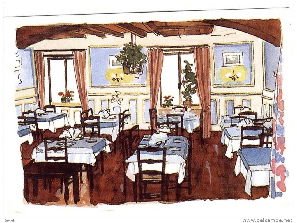 REUGNY. - . " La CREMAILLERE " . CPM - Hotel's & Restaurants