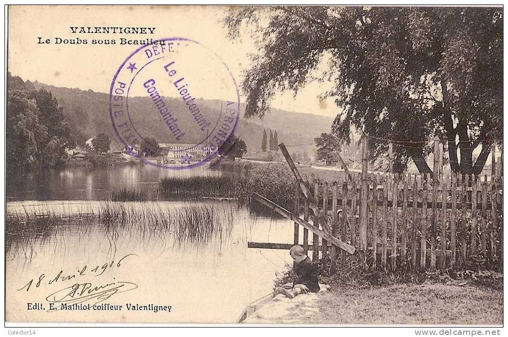 VALENTIGNEY  1916 - Valentigney