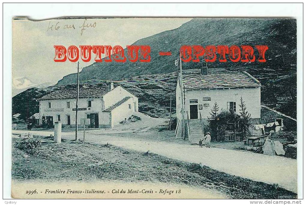 GENDARMERIE Au Col Du Mont Cenis - Refuge 18 & Restaurant - Dos Scané - Policia – Gendarmería