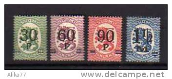 FINLANDE    Neuf *      Y. Et T.  N° 95 / 98       Cote: 6,00 Euros - Unused Stamps