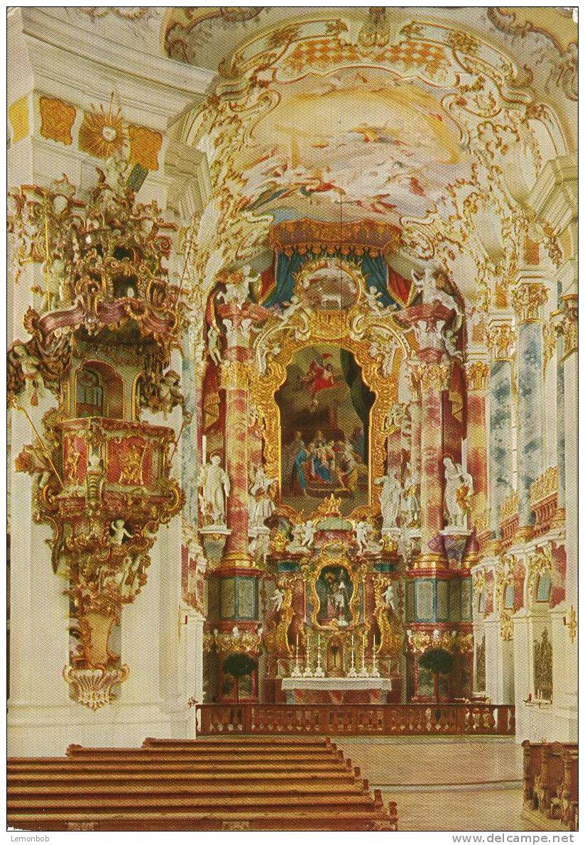 Germany - Deutschland - Wallfahrtskirche - Steingaden - Used Postcard [P2208] - Weilheim