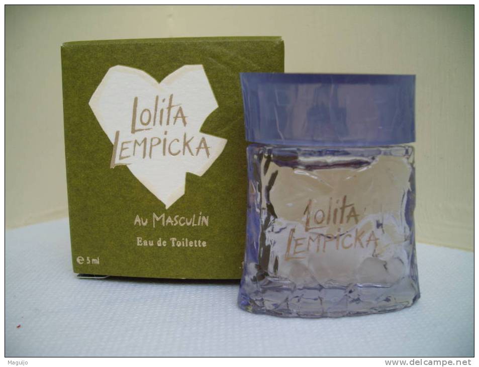 LOLITA LEMPICKA " AU MASCULIN" MINI EDT 5 ML LIRE !! - Miniatures Men's Fragrances (in Box)