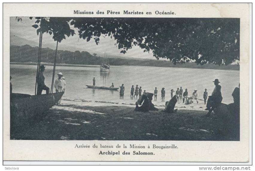 Iles Salomon Bougainville Arrivée Bateau - Salomoninseln