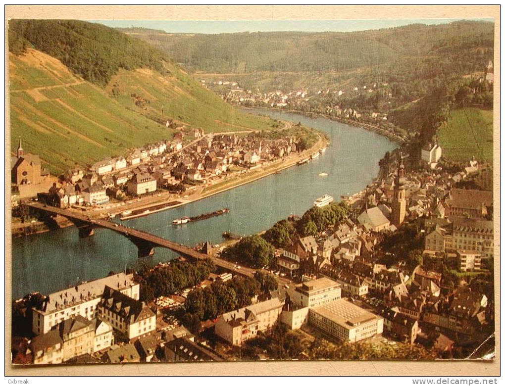 Cochem/Mosel, Blick Vom Pinnerkreuz, Brücke Bridge Pont - Cochem