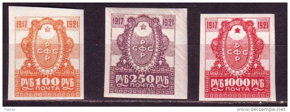 1921 Russia &Soviet Republic  Mino 162 -164 MH - Brieven En Documenten