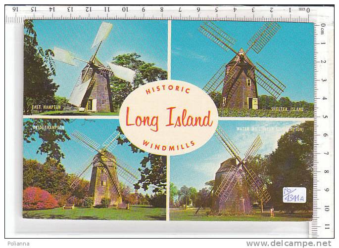 PO4341A# NEW YORK - LONG ISLAND - HISTORIC WINDMILLS - MULINI A VENTO  VG 1981 - Long Island