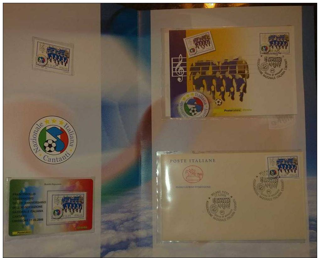 Folder Nazionale Italiana Cantanti   Anno 2006 - 2001-10:  Nuovi