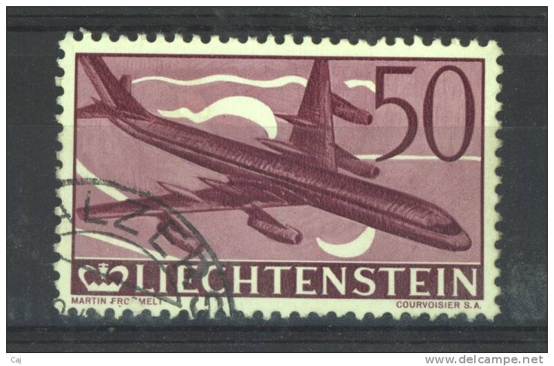 Liechtenstein  -  Avion  :  Yv  36  (o) - Aéreo