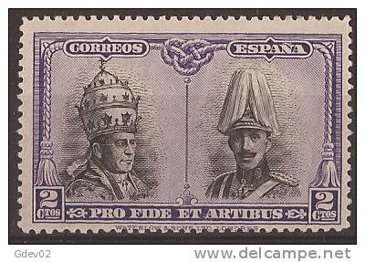 ES418-LA159.Spain.Esgane.PIO   Xl Y ALFONSO Xlll.CATACUMBAS DE SAN DAMASO EN1928 (Ed 418**) Sin Charnela - Nuevos