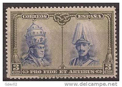 ES405-A155.Spain.Esgane. PIO   Xl Y ALFONSO Xlll.CATACUMBAS DE SAN DAMASO EN1928 (Ed 405**) Sin Charnela - Neufs