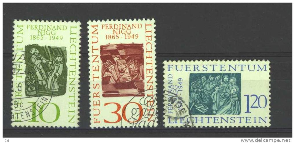 Liechtenstein  :  Yv  405-07  (o) - Used Stamps