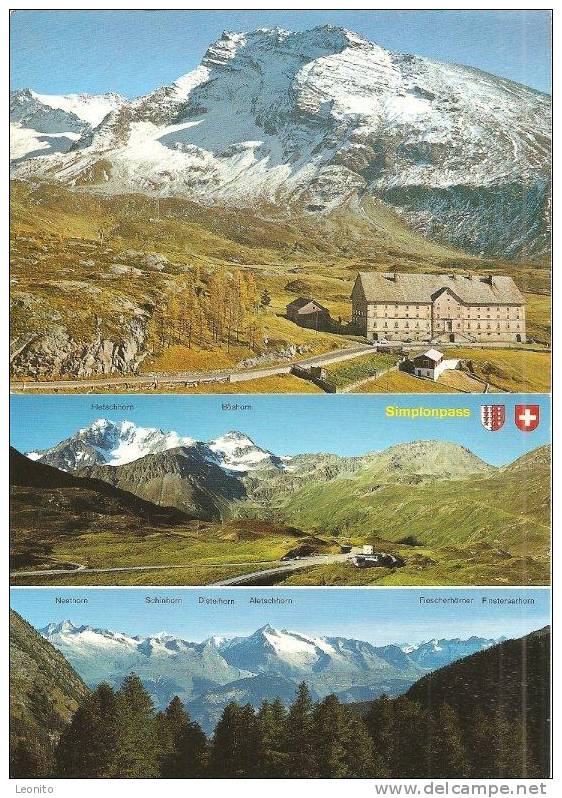 Simplonpass Passo Del Sempione 2 Ansichtskarten Ab 1969 - Simplon