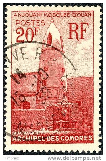 COMORES 1950 - Yv. 11 Obl. Cote= 5,00 EUR - Mosquée D´Ouani, à Anjouan ..Réf.AFA10410 - Used Stamps