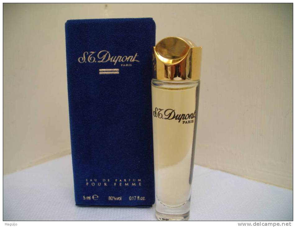 DUPONT " DUPONT" MINI EDP POUR FEMME 5 ML - Miniatures Femmes (avec Boite)