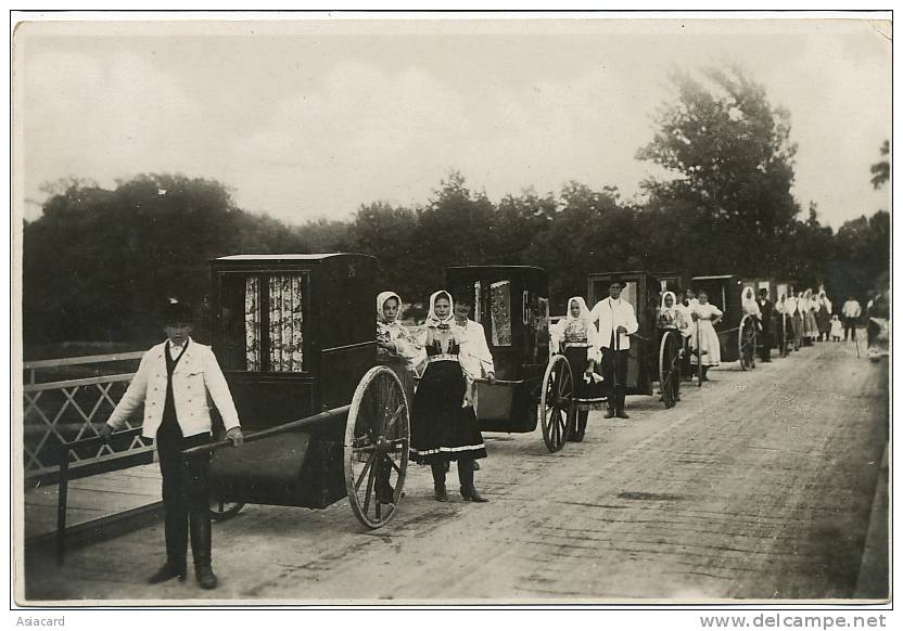 Kupele Piestany Pievod Infanteristov  Train Infanterists Real Ph. P. Used 1933 Attelages Homme - Slovaquie