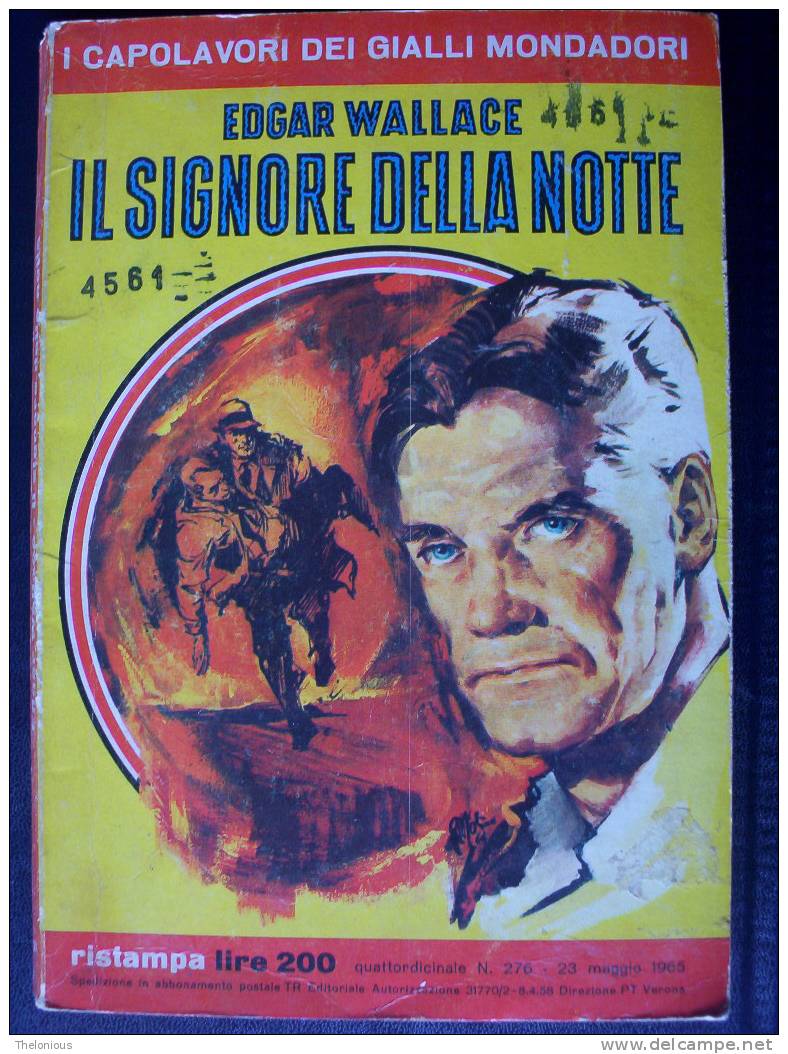 # Edgar Wallace - Il Signore Della Notte [1965] Giallo Mondadori - Thrillers