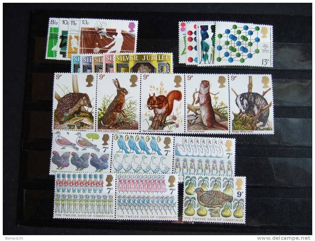 GREAT BRITAIN 1977  COMMEMRATIVE STAMPS  MICHEL 727-755   MNH **   (BOXENG-ROOD- 300) - Ungebraucht