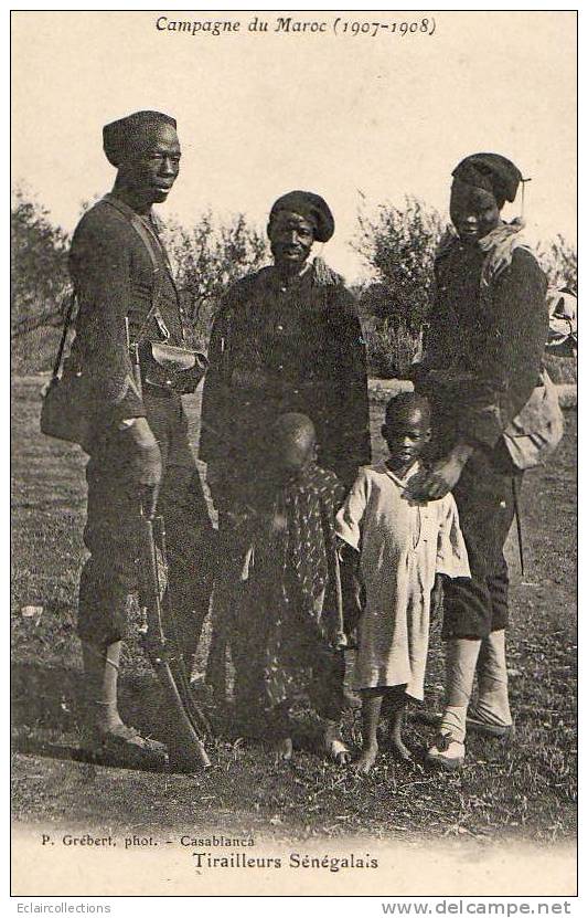 Maroc Campagne Du Maroc...Tirailleurs Sénégalais - Other & Unclassified