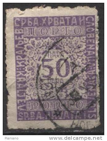 PIA - YUG - 1921-22 - Segnatasse - (Yv T 60) - Impuestos