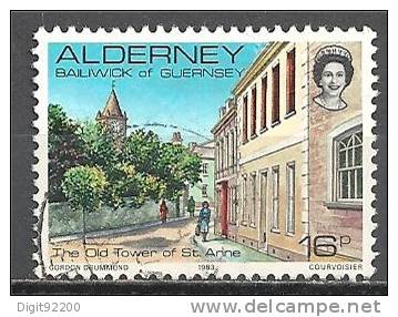 1 W Valeur Oblitérée, Used - ALDERNEY - AURIGNY - * 1983 - N° 7001-28 - Alderney