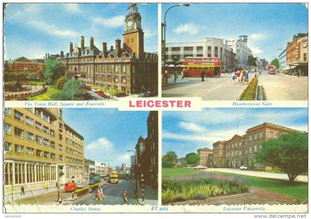 Britain - United Kingdom - Leicester - 1967 Used Postcard [P2220] - Leicester