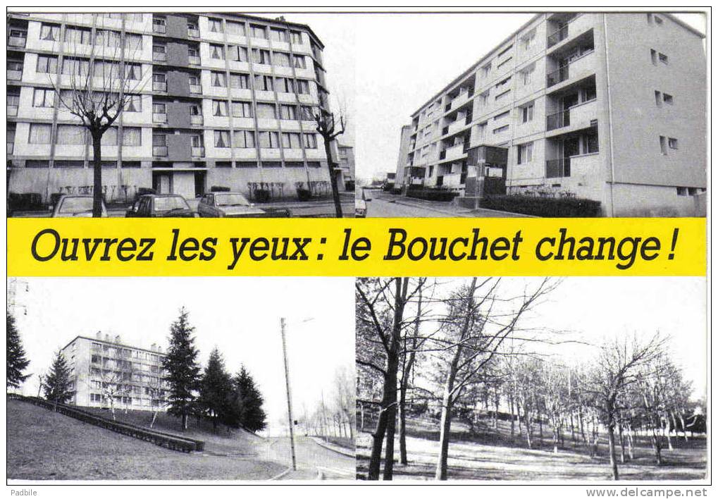 Carte Postale 42. Le Chambon-Feugerolles  Cité HLM Du Bouchet  Trés Beau Plan - Le Chambon Feugerolles