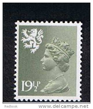 RB 660 - 19 1/2p Scotland Machin Regional MNH Stamp SG S45 - Scotland