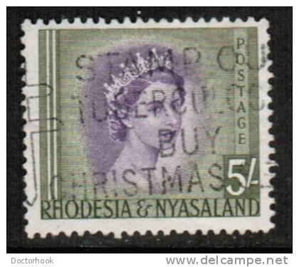 RHODESIA & NYASALAND   Scott #  153  VF USED - Rhodesia & Nyasaland (1954-1963)