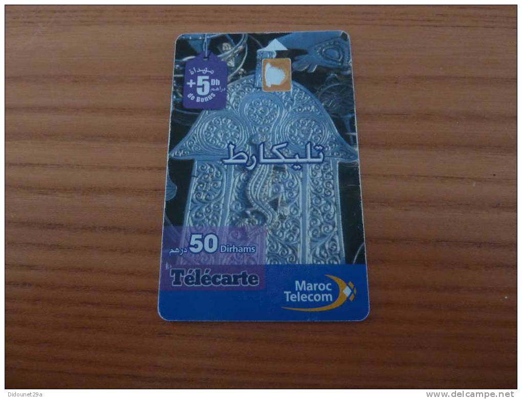 Télécarte à Puce 50 Dirhams "Maroc Telecom" MAROC - Morocco
