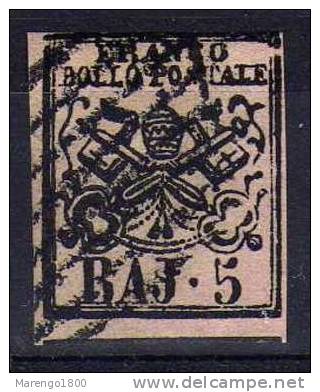 Stato Pontificio 1852 - 5 Bajocchi    (g1011b) - Papal States