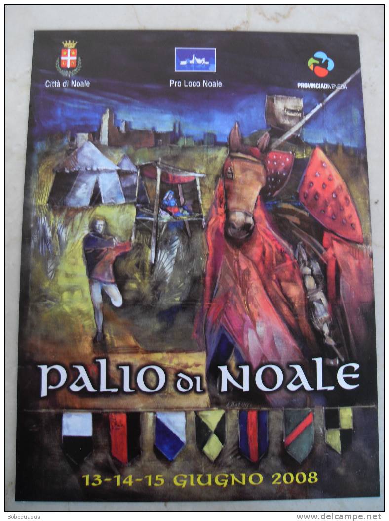 Cartolina Palio Di Noale  (VE) - Betogingen