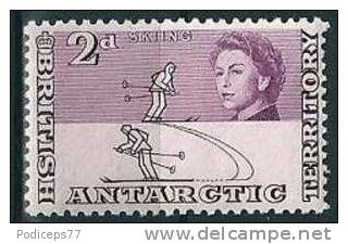 Brit. Territorium Antarktis  1963  QE II - Pictorial  2 P  Mi-Nr.4  Postfrisch / MNH - Sonstige & Ohne Zuordnung