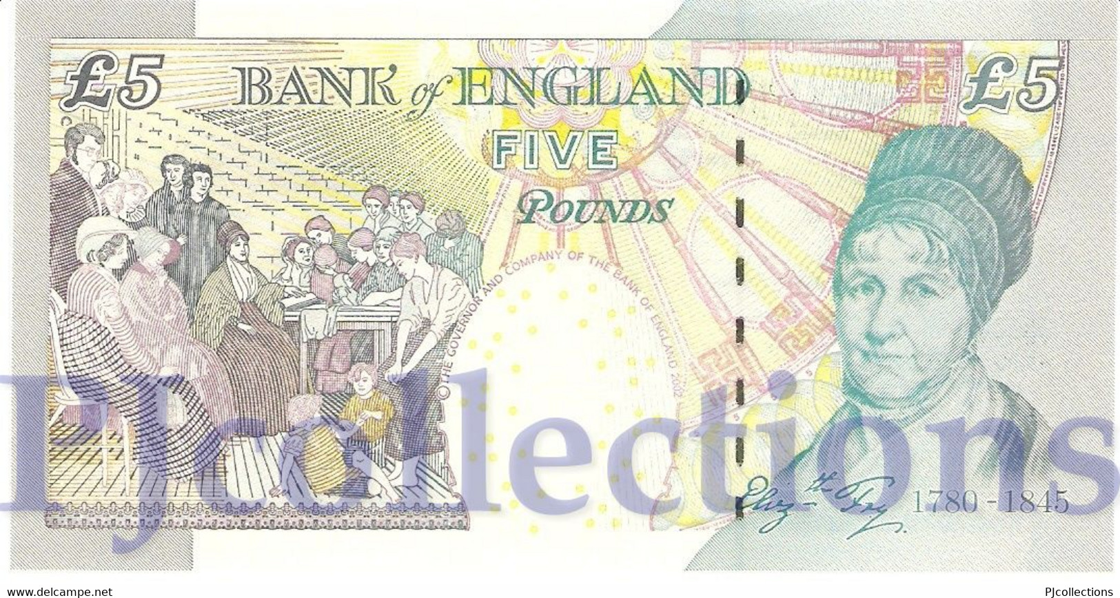 GREAT BRITAIN 5 POUNDS 2004 PICK 391c UNC - 5 Pond