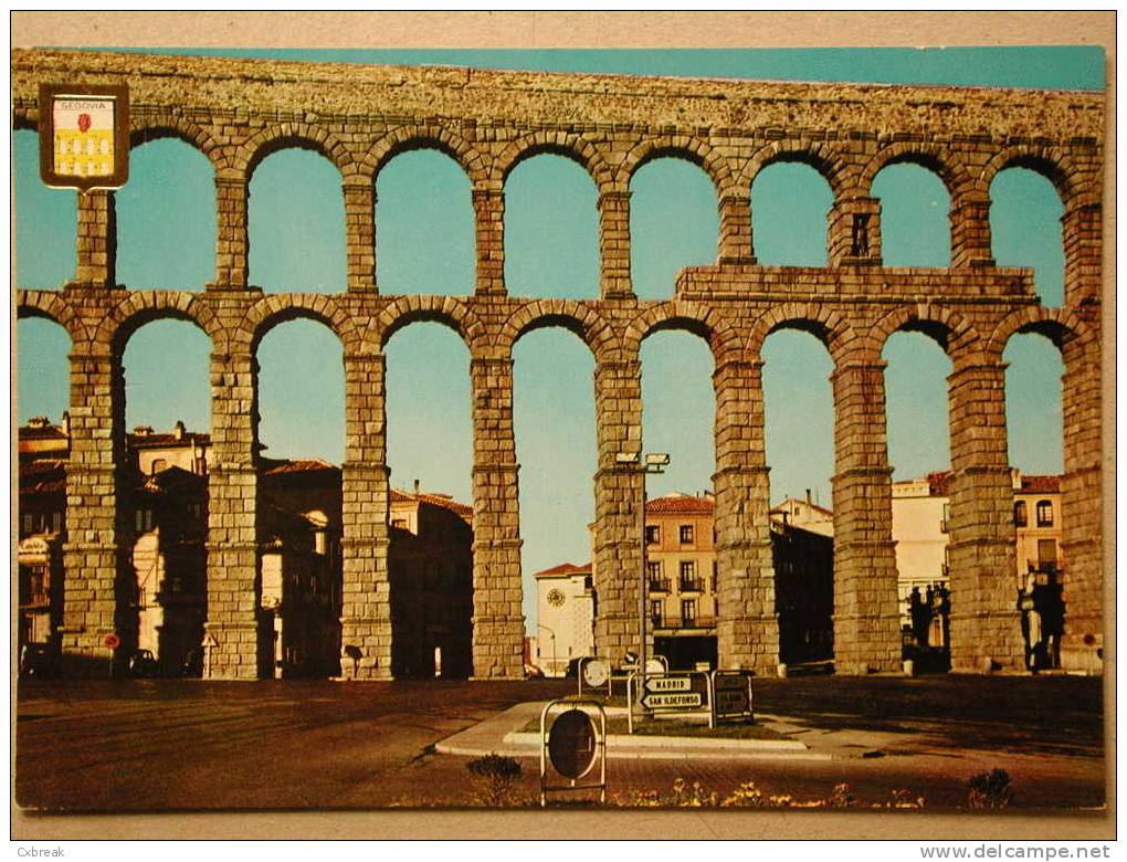 Segovia, Acueducto Y Plaza Oriental, Brücke Bridge Pont - Segovia