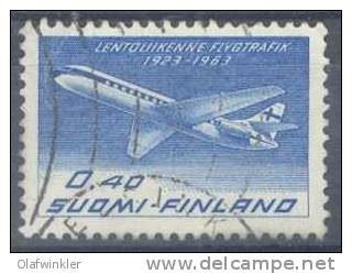 1963 40th Anniversary Aero Oy 0,40 (M) Mi 581 /Facit 585 / Sc 422 Used/oblitere/gestempelt - Used Stamps