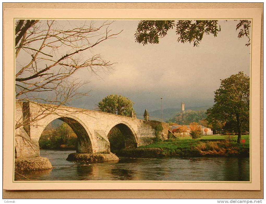 Stirling, The Old Bridge Acros The River Forth And The Wallace Monument, Brücke Bridge Pont - Stirlingshire