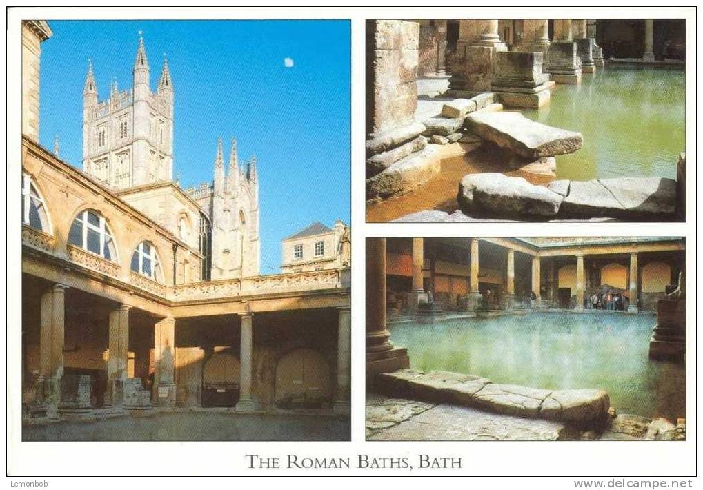 Britain - United Kingdom - The Roman Baths, Bath - Used Postcard [P2243] - Bath