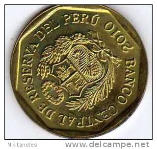 PERU 20  Centimos NUEVOS SOLES 2010  UNC - Peru