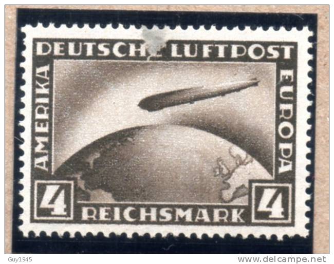 Allemagne : PA N° 37 * - Airmail & Zeppelin