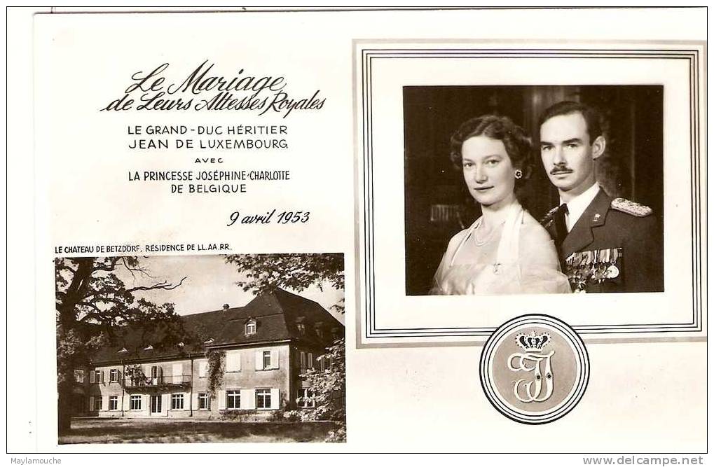 Mariage Grand Duc Luxembourg - Famiglia Reale