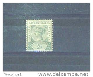 CAYMAN ISLANDS - 1900  Queen Victoria  1/2d MM - Kaimaninseln