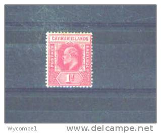 CAYMAN ISLANDS - 1907  Edward VII  1d MM - Caimán (Islas)