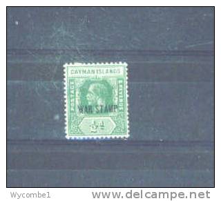 CAYMAN ISLANDS - 1917  George V  War Stamp 1/2d MM - Cayman Islands