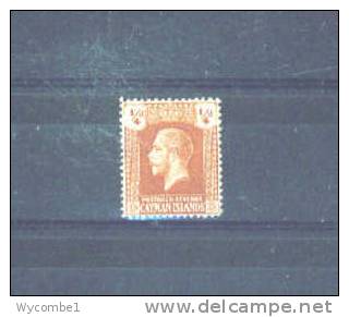 CAYMAN ISLANDS - 1921  George V   1/2d MM - Cayman (Isole)