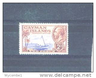 CAYMAN ISLANDS - 1935  George V  2d  MM (small Thin) - Cayman Islands