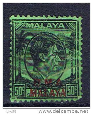 MAL+ Malaya IV 1945 Mi 11ay Aufdruck BMA - Malaya (British Military Administration)