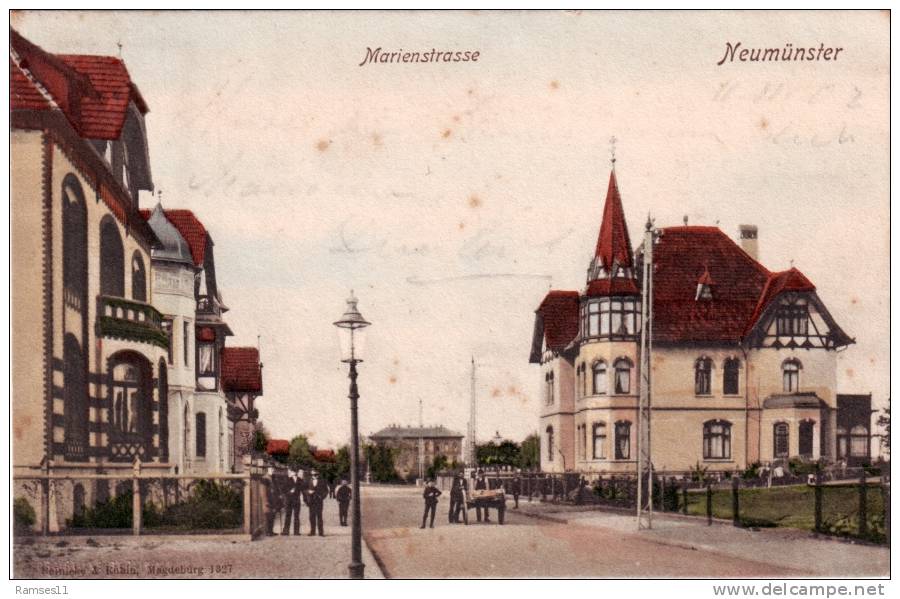 AK NEUMÜNSTER - Marienstrasse 1902 - Neumünster