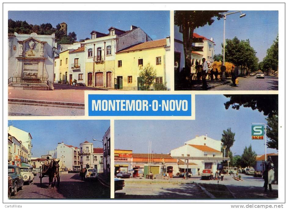 MONTEMOR-O-NOVO - Postal Com 4 Imagens - Evora