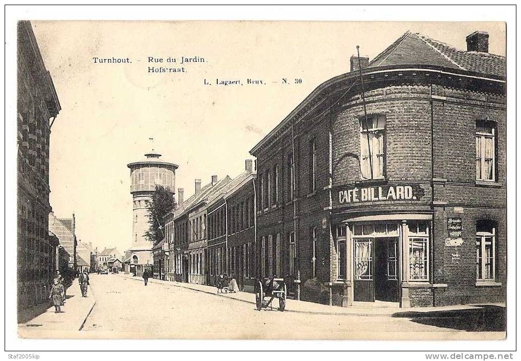 Turnhout - Rue Du Jardin - Hofstraat - 1908 - Turnhout